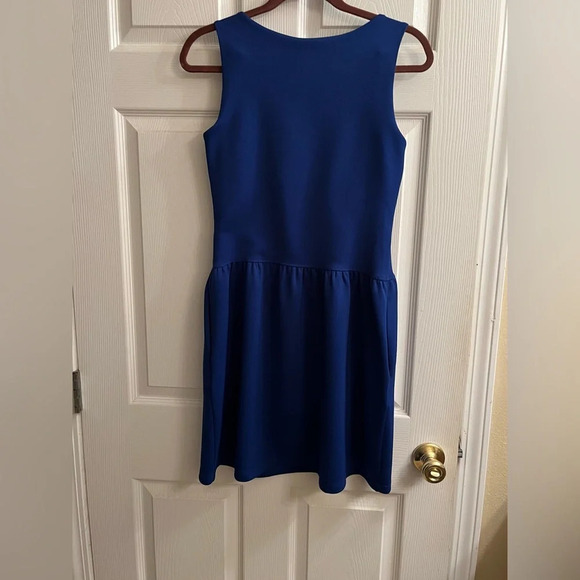 CYNTHIA ROWLEY~ COBALT BLUE~PULLOVER DRESS~SIZE 4 - Picture 7 of 10